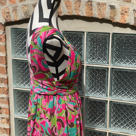 Vintage Milly psychedelic mod 1960’s inspired print sundress - Picture 5 of 10